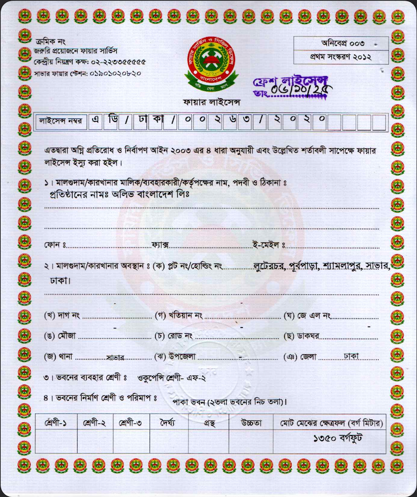 Fire License